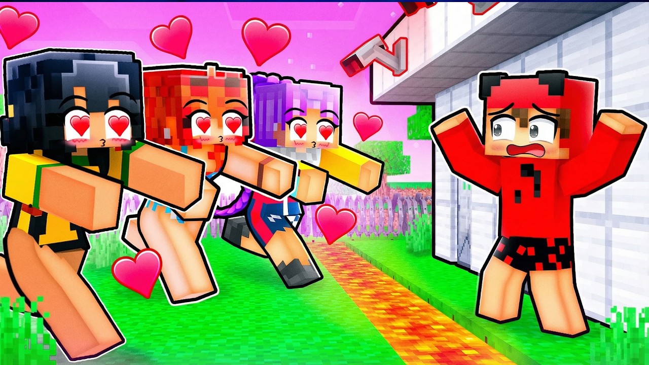 Todos se apaixonaram por mim no Minecraft! ❤️
