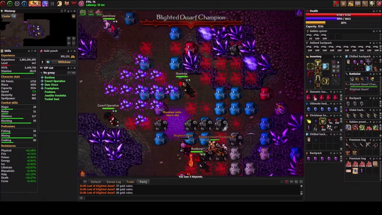 Medivia - Boss Blighted Dwarven Champion