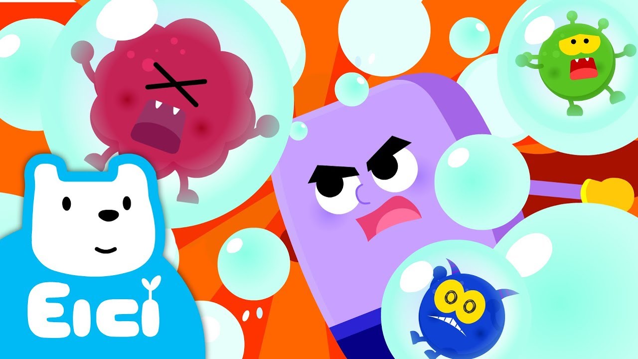 뽀글뽀글 비누맨 ♪ | 비누로 깨끗하게 손 씻기 | 생활습관송 | 생활동요 | 티디키즈★지니키즈