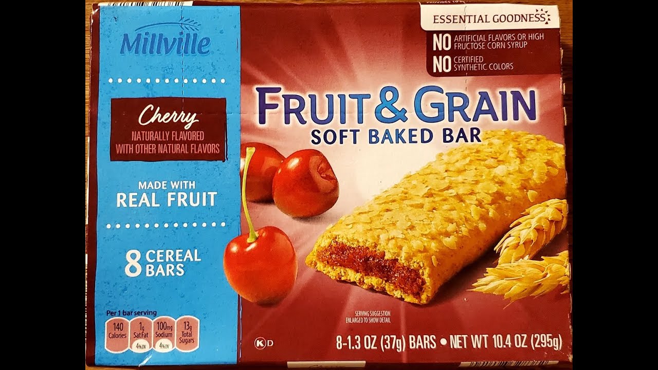 Millville Cherry Fruit & Grain Soft-Baked Bar Review