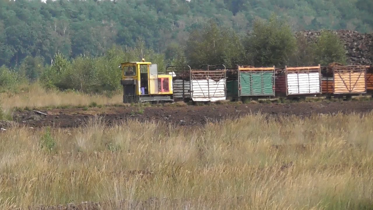 Torfbahn Feldbahn von Holthaus und Fortmann im tiefen Moor