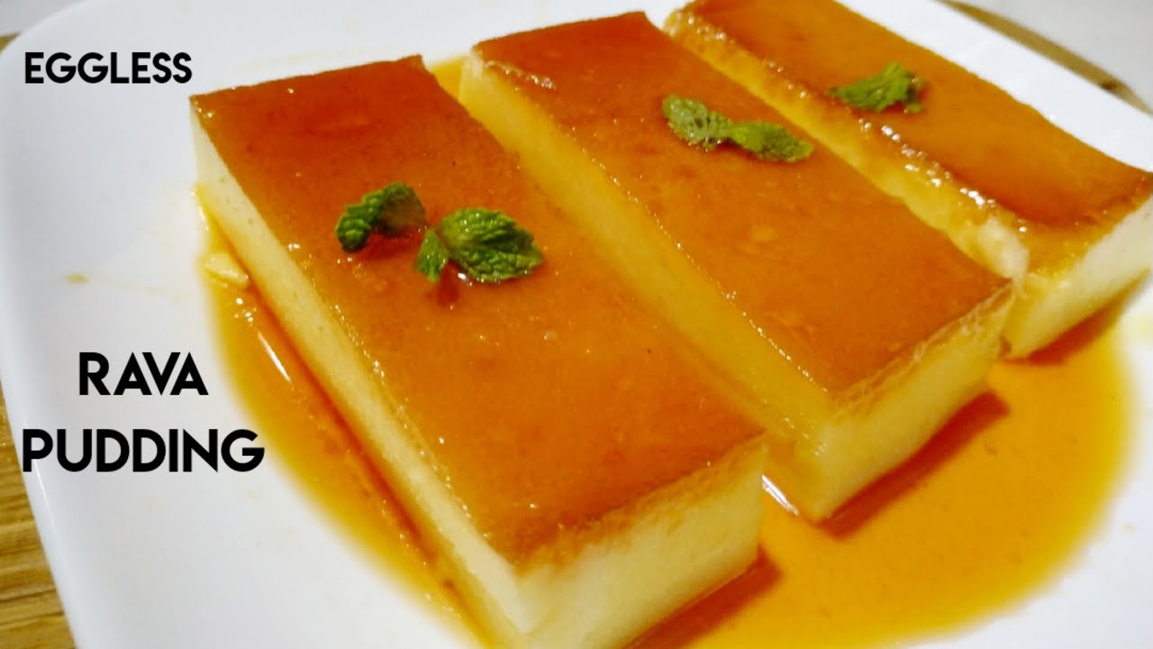 Rava Pudding Recipe | no gelatin, no oven, no egg | easy semolina pudding