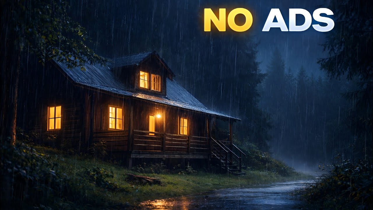No Ads Forest Night Sounds for Sleeping | Deep Sleep, Relaxation & ASMR