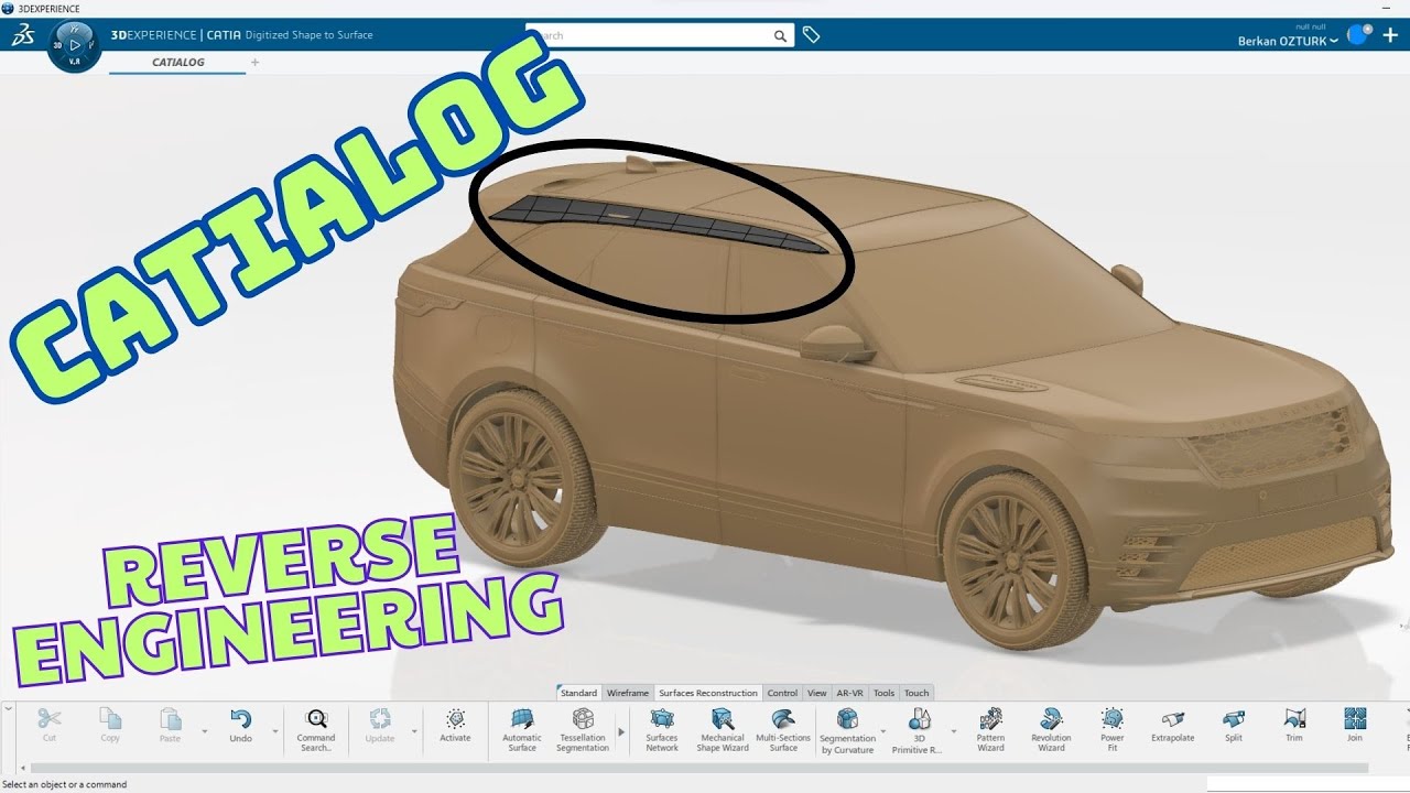 3DExperience - Reverse Engineering - CATIA - CATIALOG