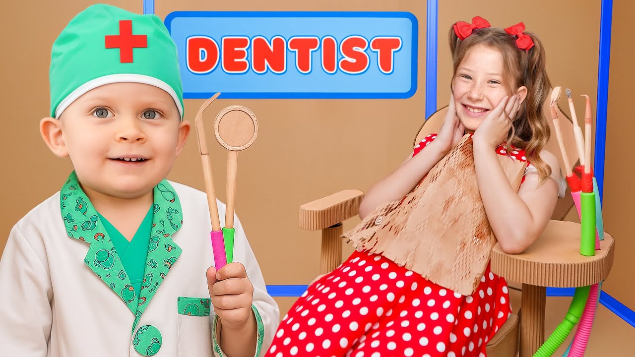 Oliver’s Cardboard Hospital! 🏥📦 Fun Kids Adventure