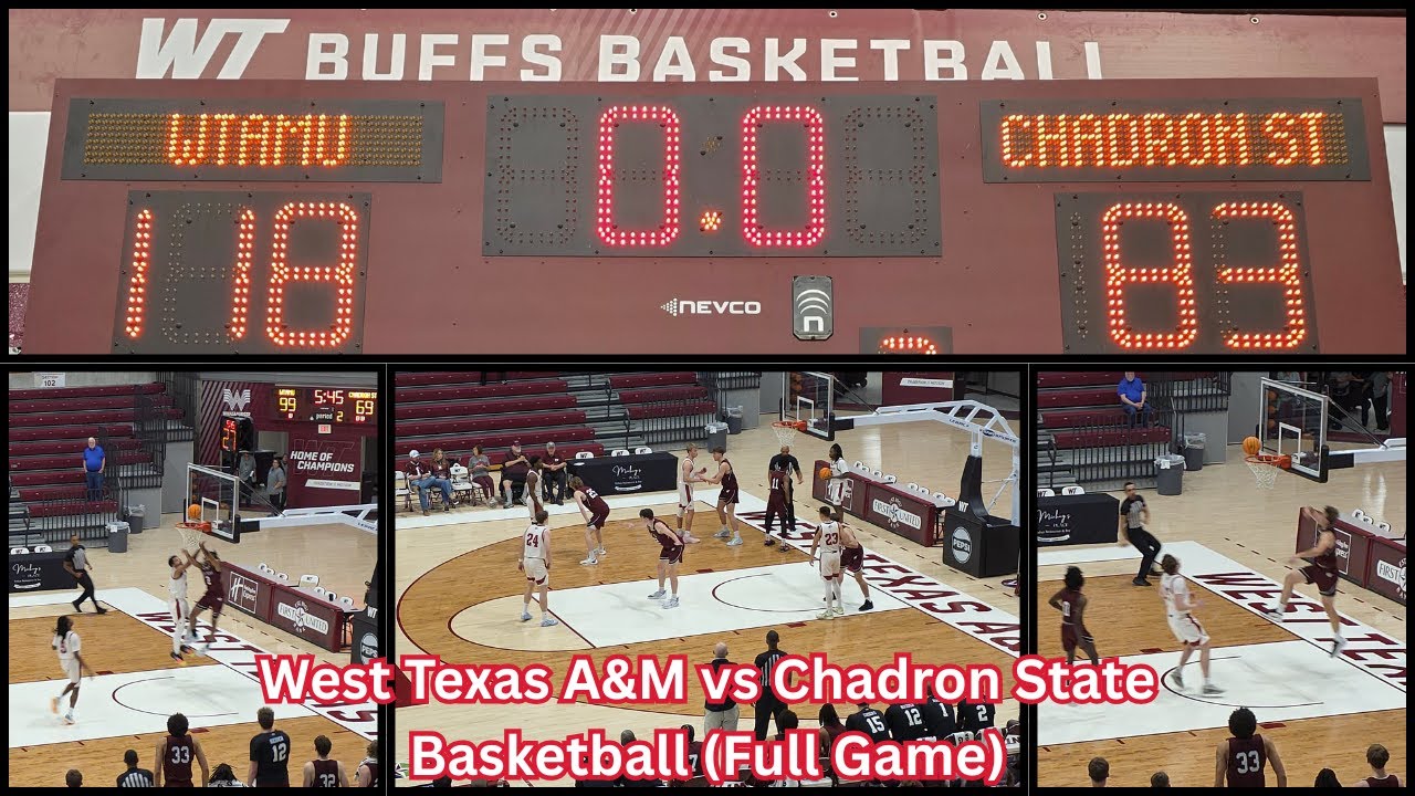 Basketball (Full Game) West Texas A&M University vs Chadron State Nov 16, 2025