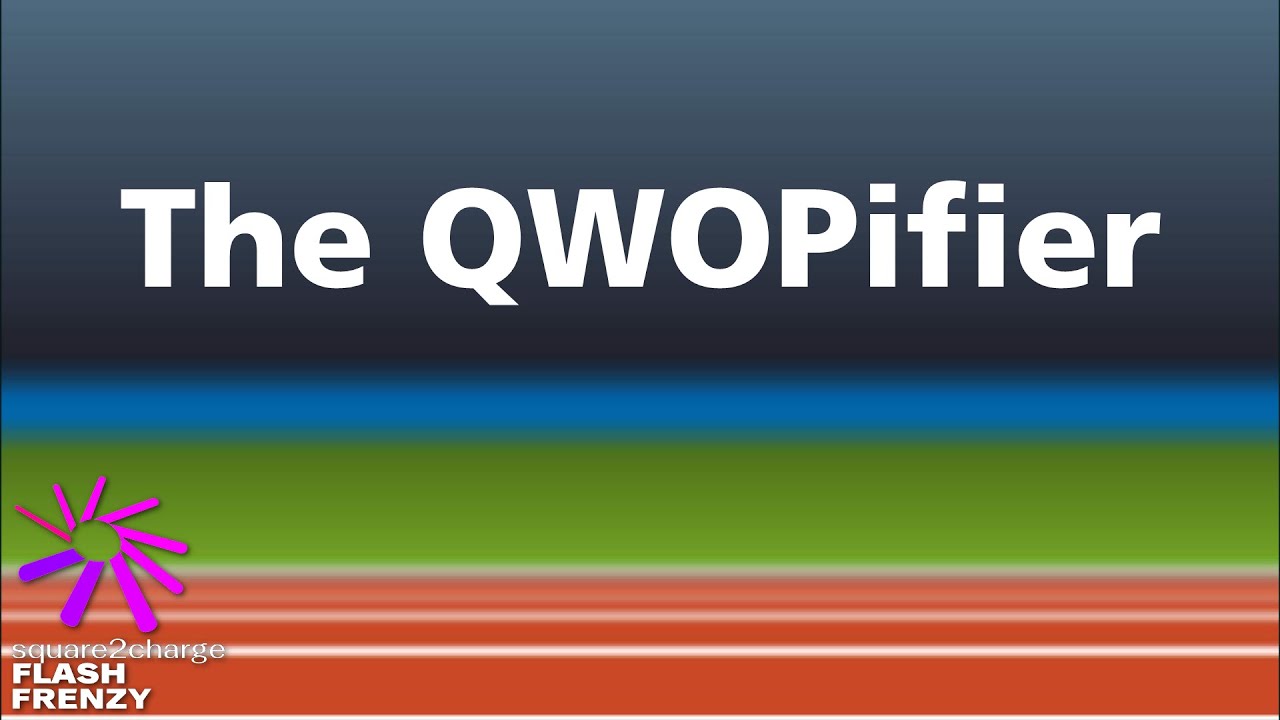 FLASH FRENZY | The QWOPifier