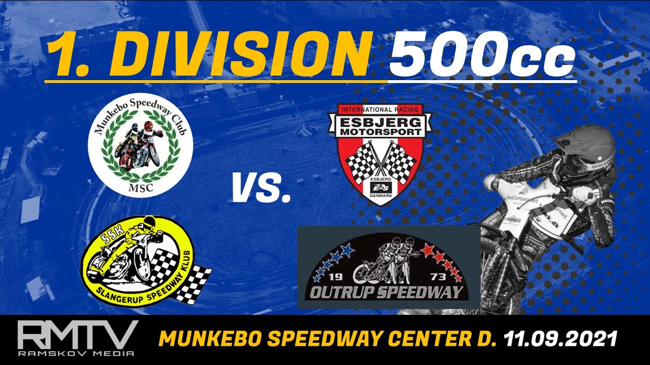 1. Division 500cc Munkebo Speedway Center 11. September - Slangerup - Esbjerg - Munkebo - Outrup.