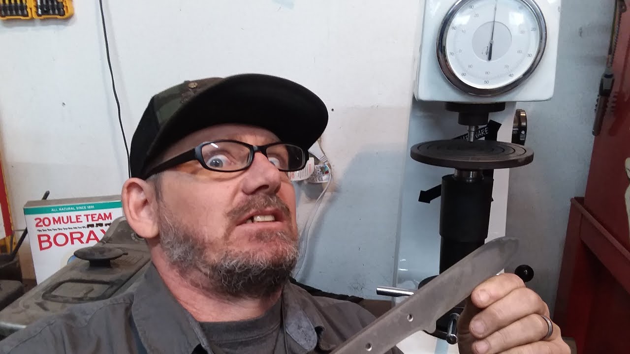 Epi 4 Interactive Knife Build Surfacing, Rockwell Testing