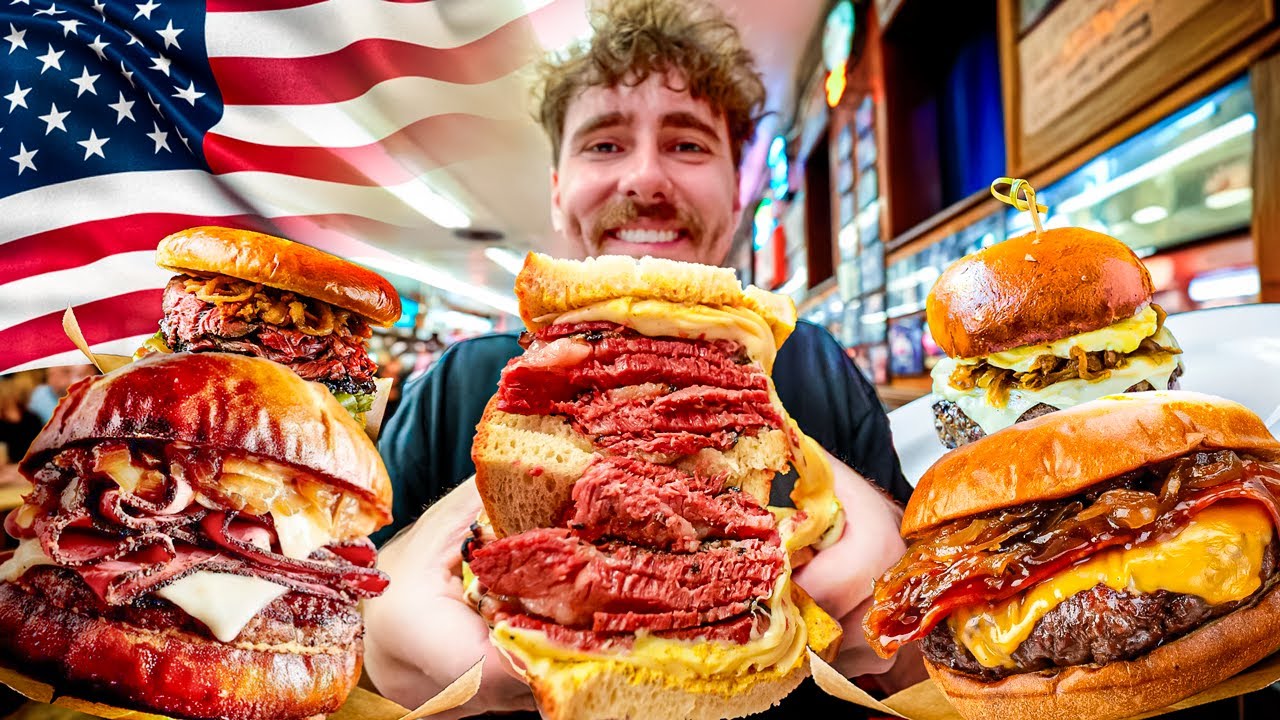 24 HORAS COMENDO NAS MELHORES HAMBURGUERIAS DE NOVA YORK