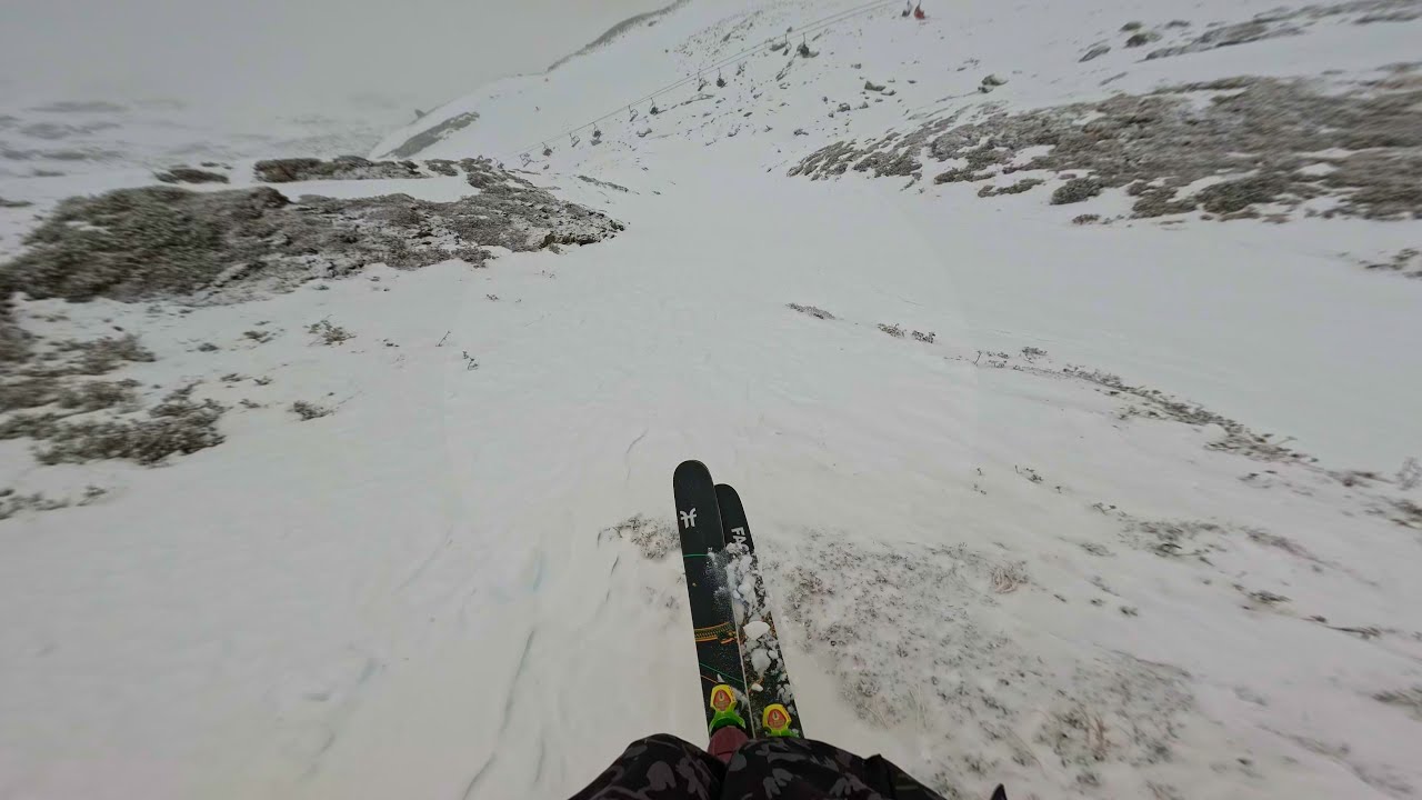 BIG Freeride Skiing in FOGGY ALPS!! Crazy Lines, Flips & Crashes
