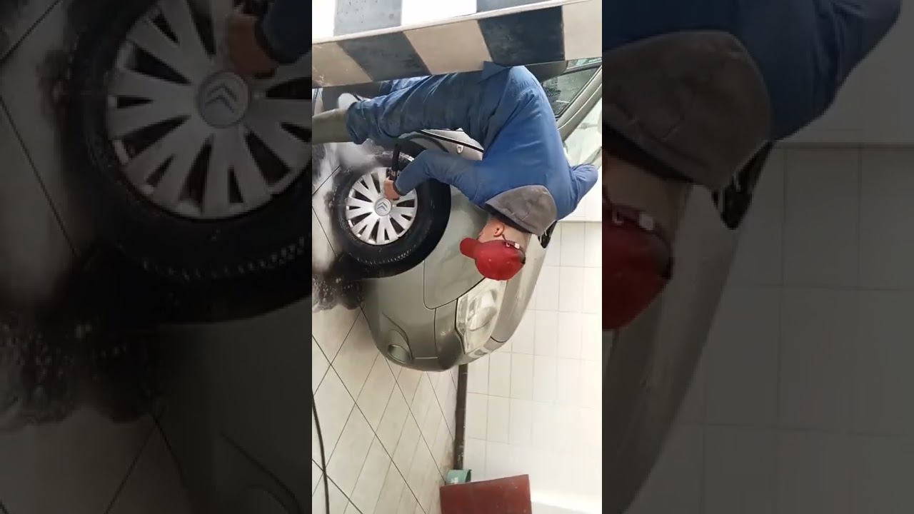 طريقة غسل السيارات lavage auto 😍