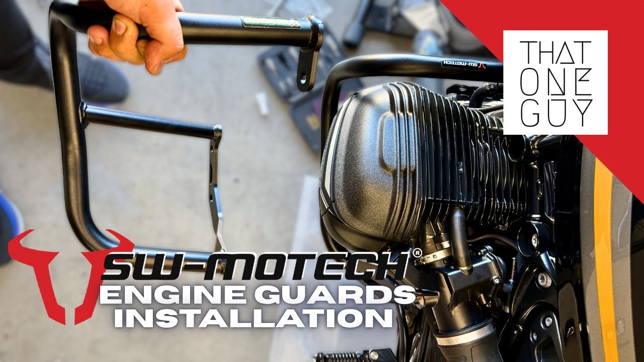 SW-Motech Engine Guards | Unbox & Install | '24 BMW R12
