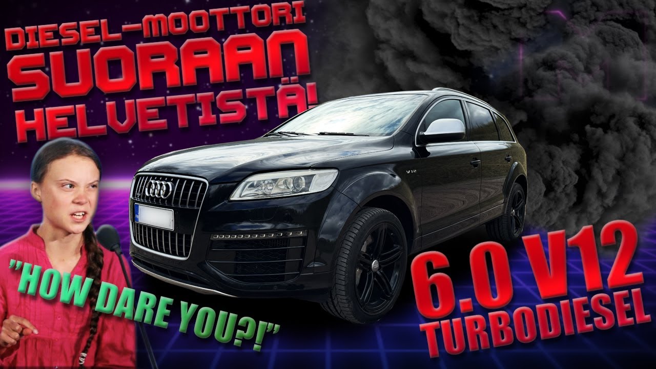 KOEAJOSSA - AUDI Q7 V12 TDI (2011) + tietoisku diesel-polttoaineesta