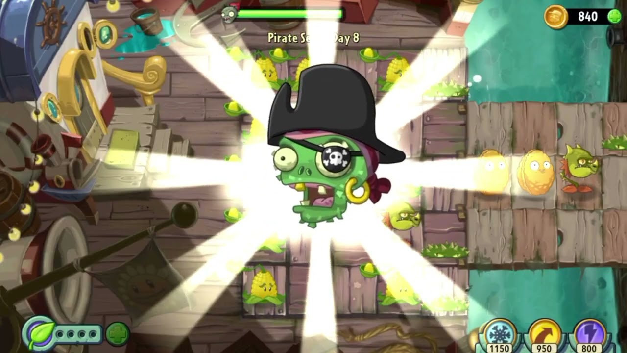 Naik Kapal bajak laut zombie Level 8 & 9 l PVZ2 #game #plantvszombie2 