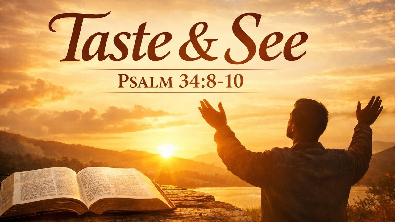 Psalm 34:8–10 | Taste and See That the Lord Is Good | Worship & Meditation Song