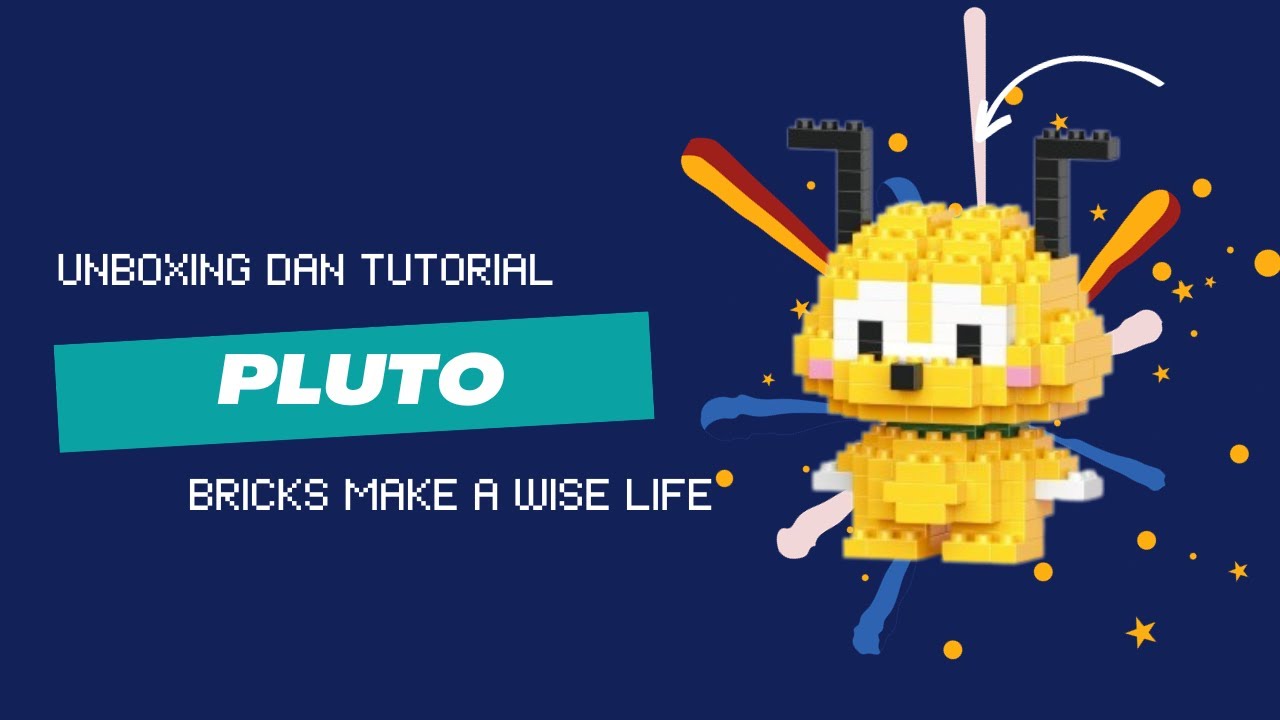 Unboxing dan Tutorial Bricks Lego - Pluto | Bricks Make a Wise Life