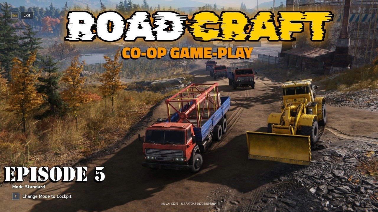 ROAD CRAFT ! FIRST TIME PLAY THROUGH CO-OP ! RESOURCES, PATH FINDING & CONSTRUCTION EP 5 (Portrait)