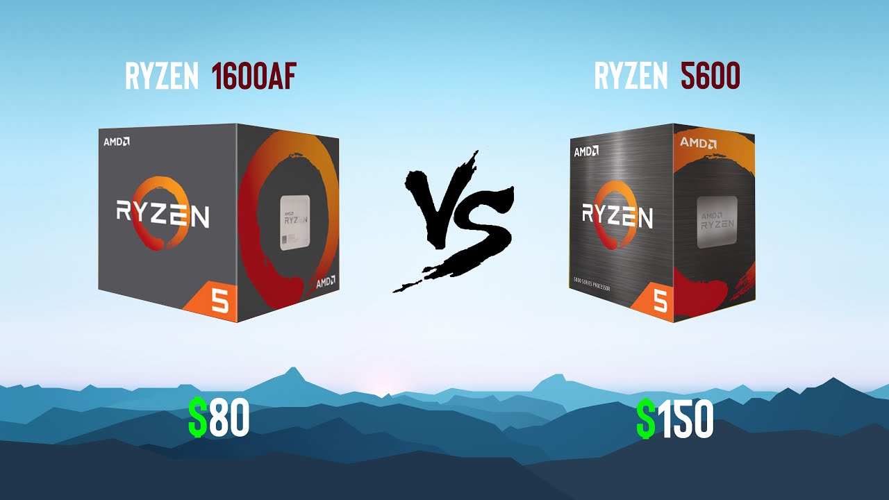 Ryzen 5 5600 VS Ryzen 5 1600AF| RTX 2060| in 4 Games