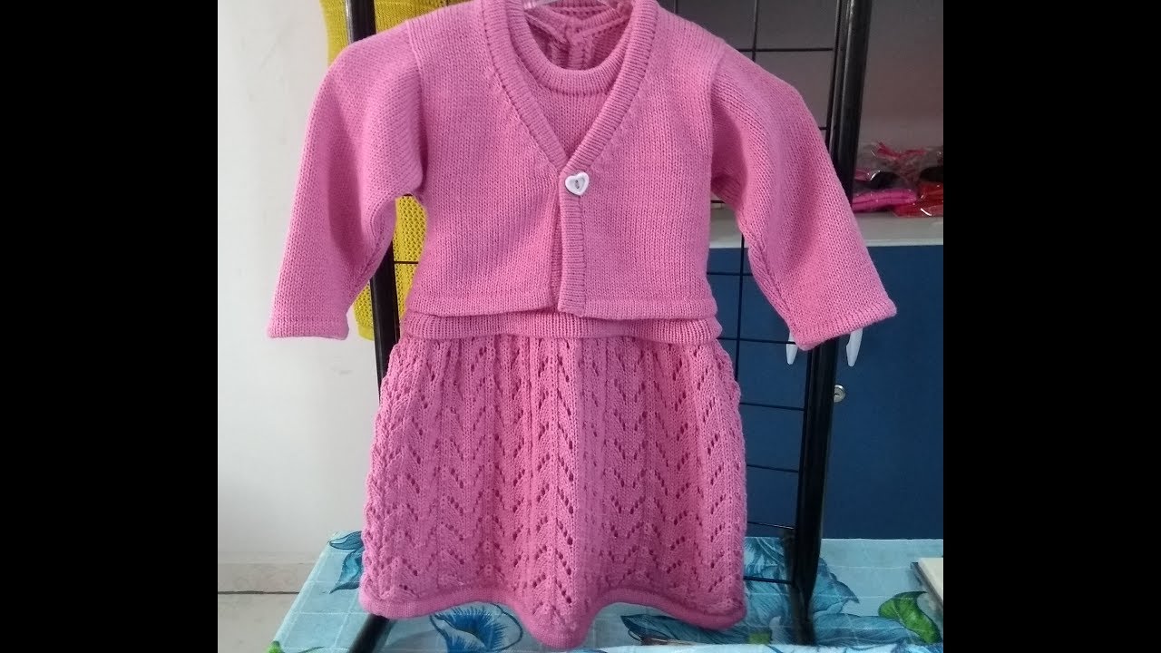 Trico a Máquina-Vestidinho de bebê #3 (2/4)