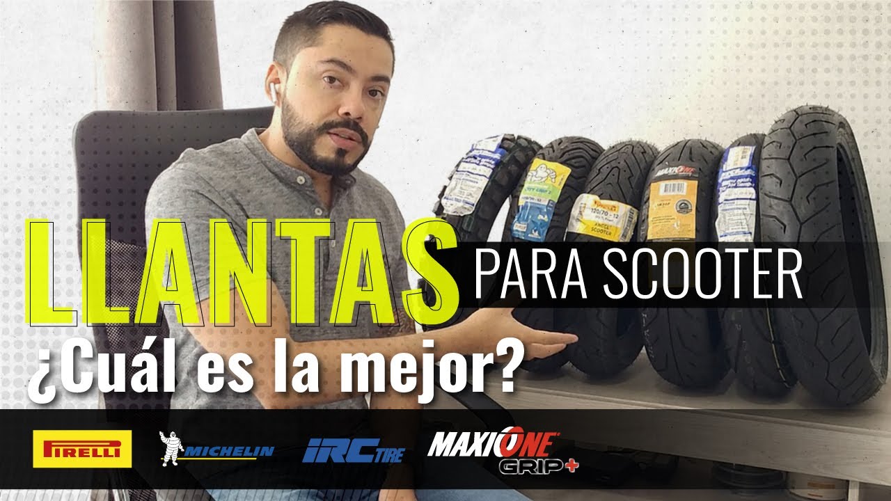 Las mejores llantas de motos SCOOTER - Comparativa