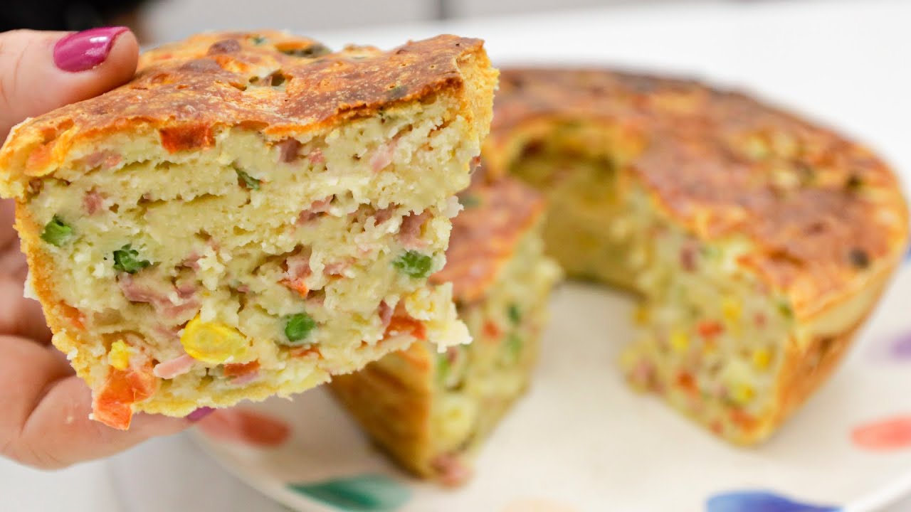 BOLO SALGADO  DELICIOSO RÁPIDO FÁCIL