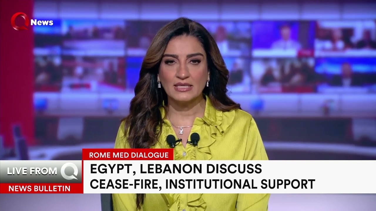 Egypt, Lebanon FMs discuss ceasefire endeavors at Rome Med Dialogues