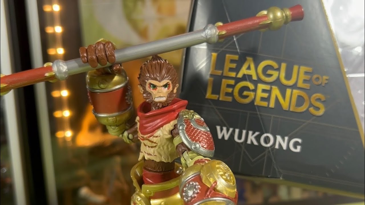 Wukong The Monkey King League of Legends SpinMaster 6&rdquo; Action Figure Unboxing and Spotlight Review