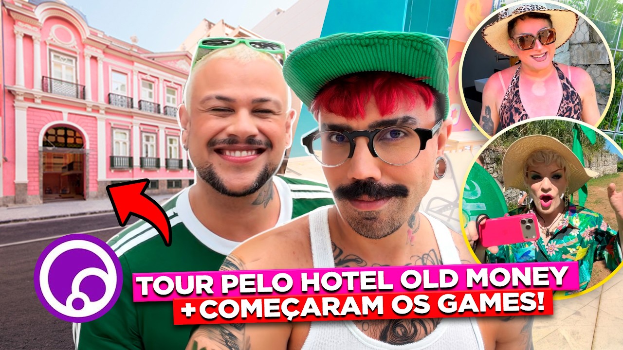 VLOG - TOUR NO HOTEL ‘OLD MONEY’ + OS GAMES COMEÇARAM! | ‪Diva de Férias #3 - @DiaTV
