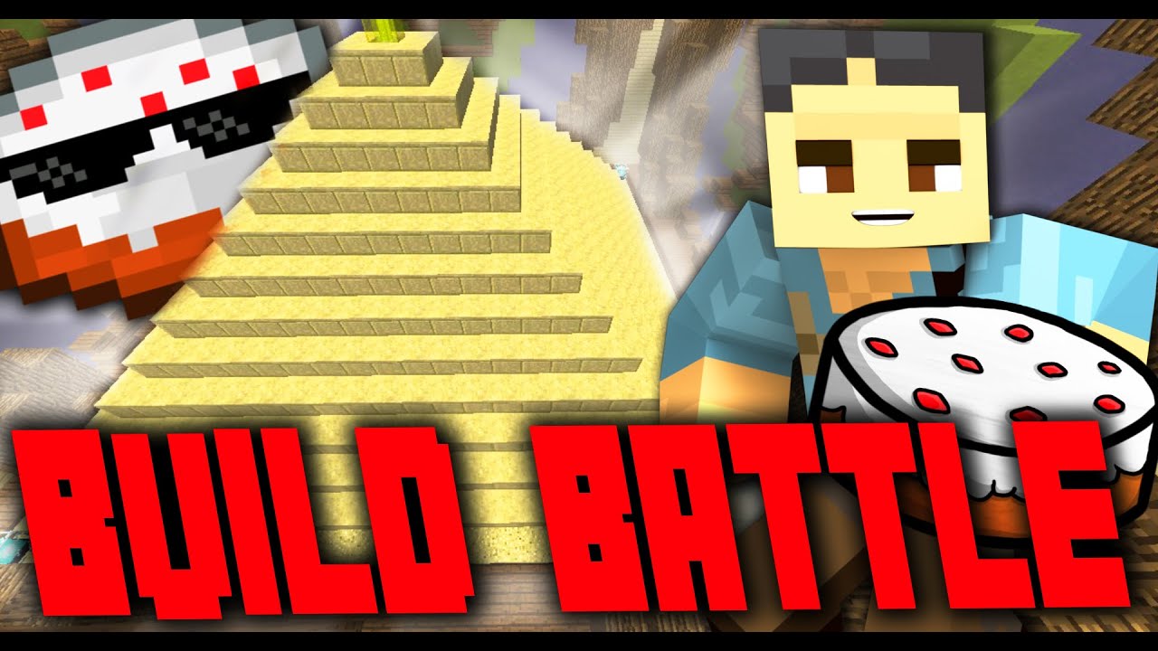 MINECRAFT: BUILD BATTLE - LA PIRAMIDE LEGGENDARIA E UNA TORTA DA INCUBO!!
