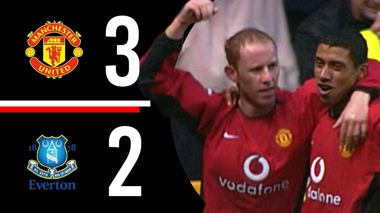 Manchester United v Everton | Butt, Bellion & Kleberson bring Christmas Cheer | Highlights | 2003