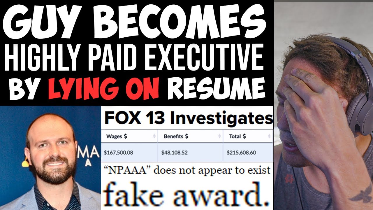 HE LIED ON HIS RESUME AND BECAME AN EXECUTIVE! (AND HE STILL WORKS THERE LOL)  | #catchmeifyoucan