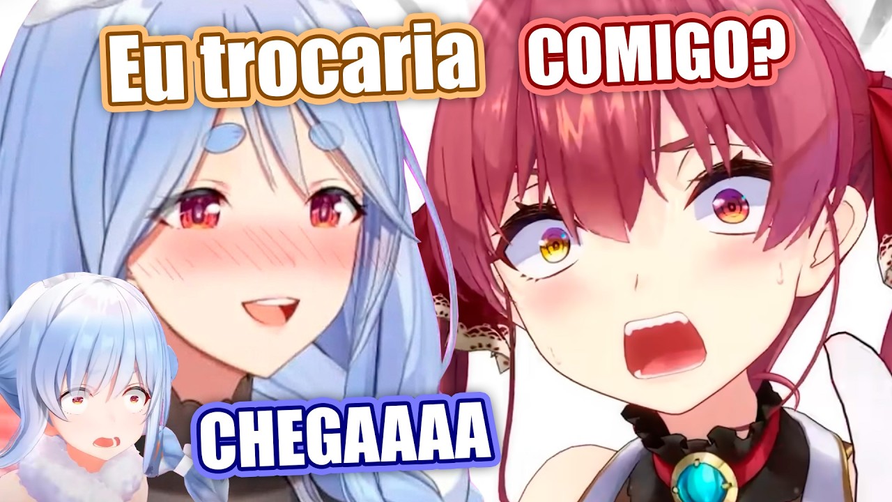 Pekora SURTA quando sua mãe escolhe MARINE pra TROCA DE CORPO