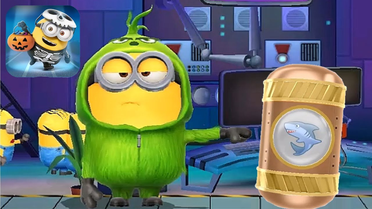 Minion Rush Green / Grinch prize pod fullscreen gameplay walkthrough android ios