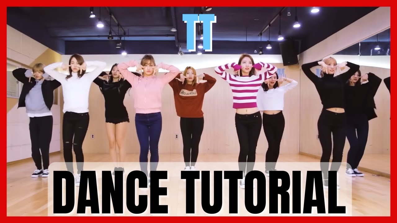TWICE - 'TT' Dance Practice Mirrored Tutorial (SLOWED)