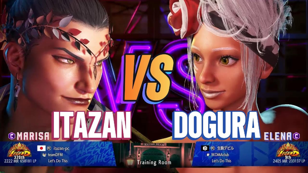 SF6 Itazan (Marisa) vs Dogura (Elena) - Modded High Level Street Fighter 6