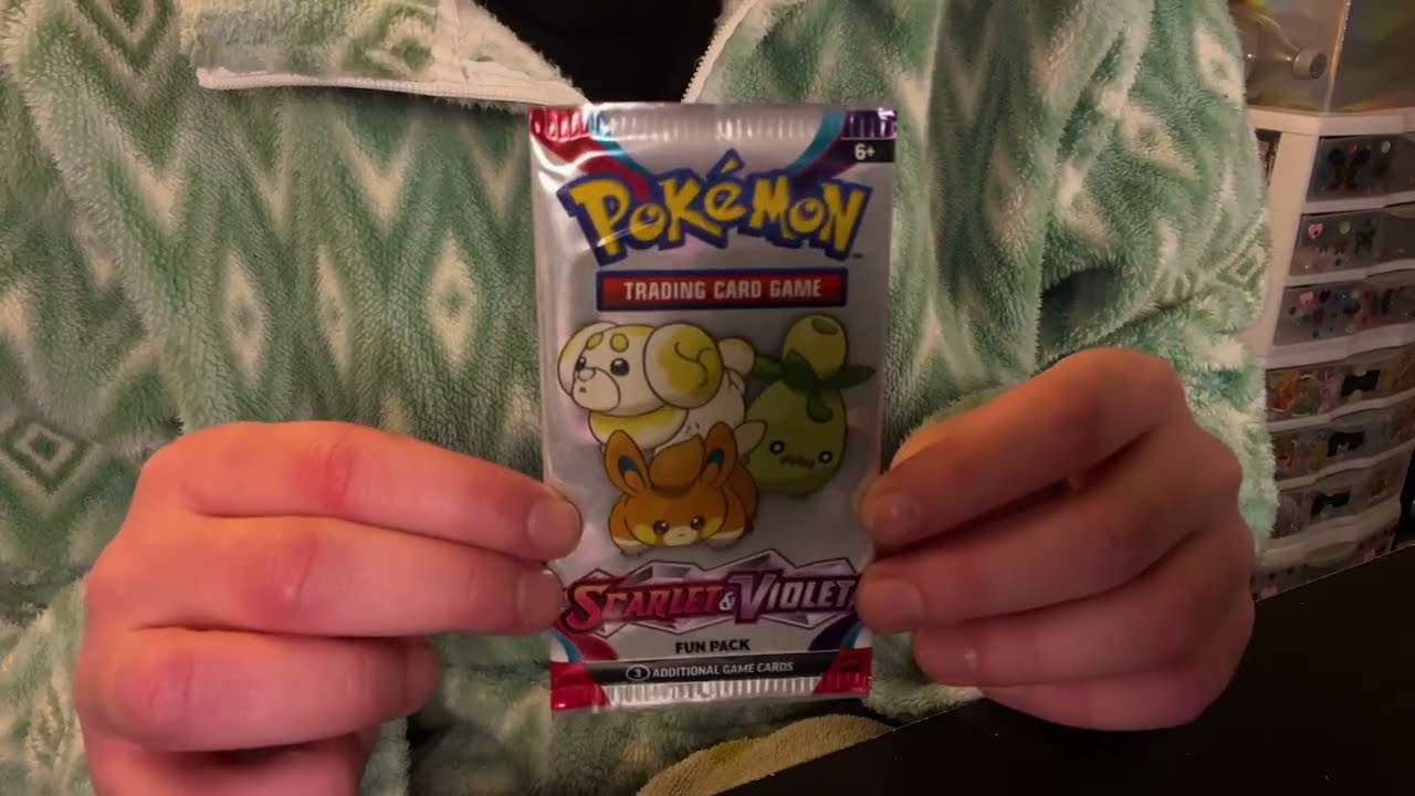 mini pokémon card opening asmr ❄️ relaxing pack sounds