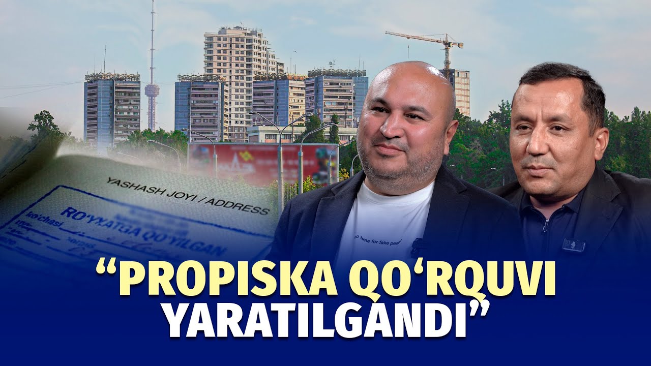 Toshkent propiskasi bugundan tarixga aylandi