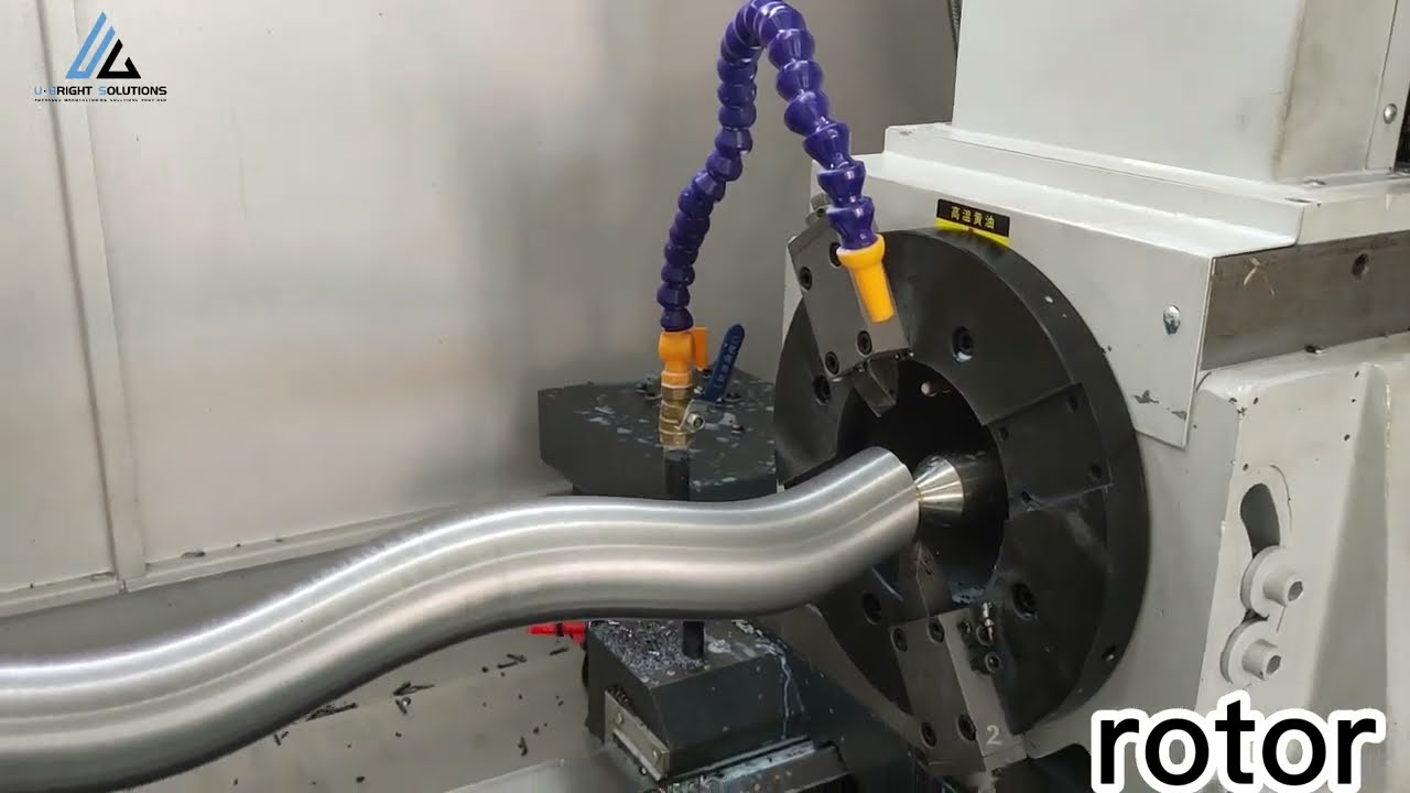 lead screw/rotor/drill rod/worm shaft/ processed on CNC whirling machine