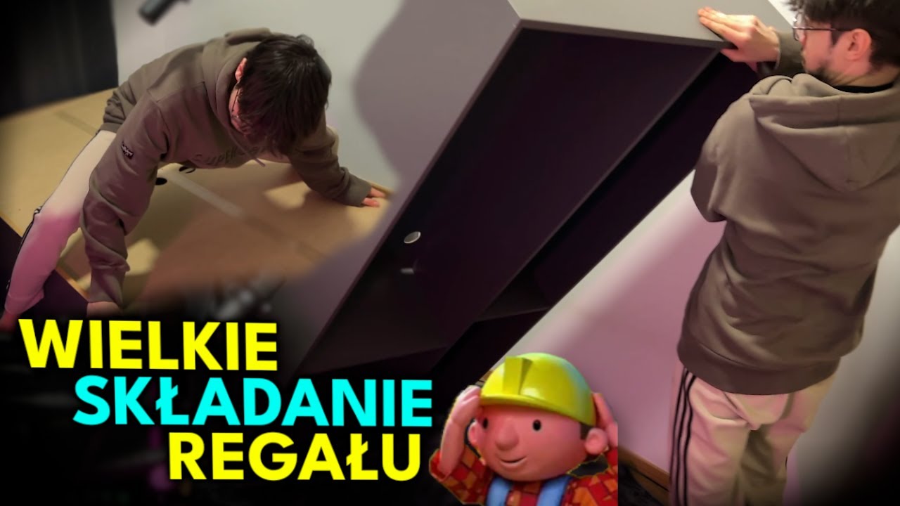 Składałem regał na streamie...