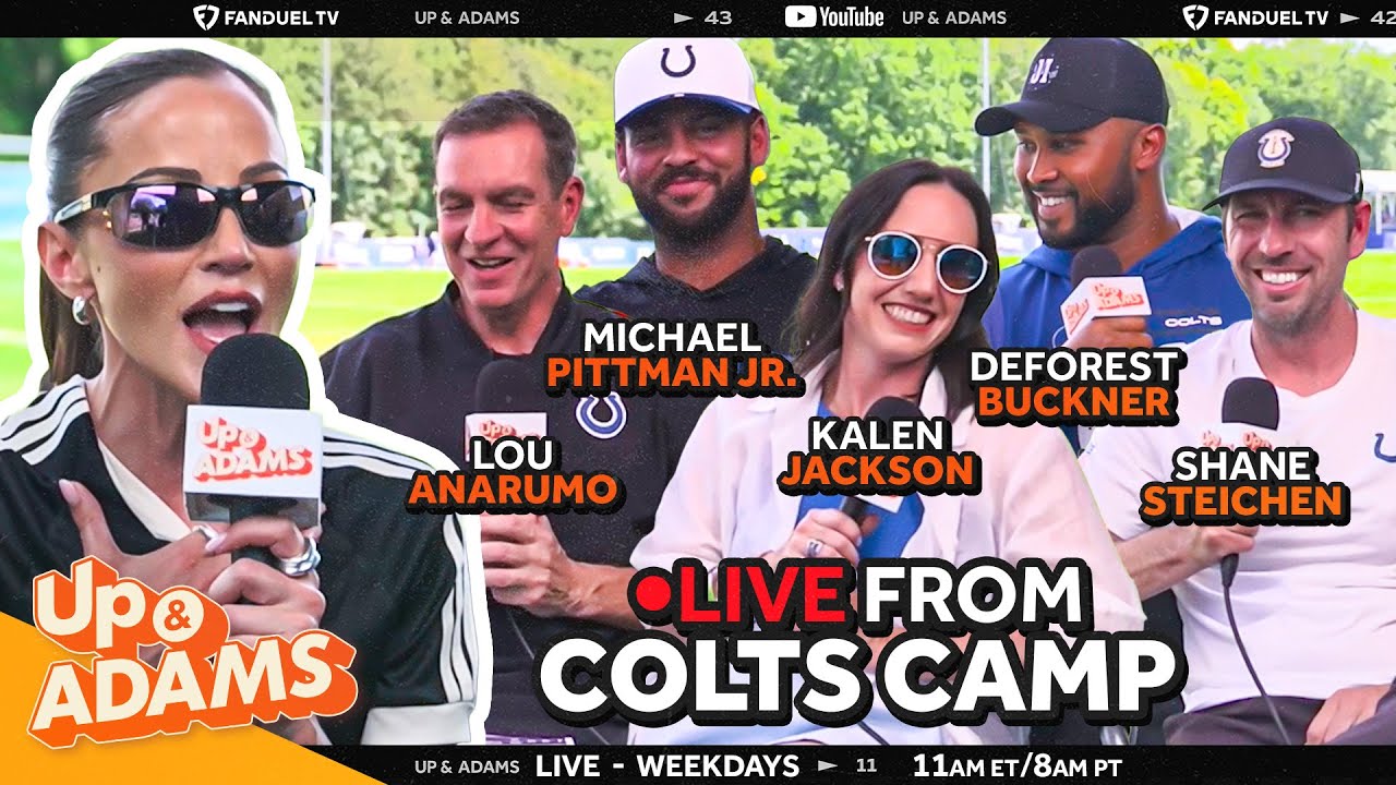 DeForest Buckner, Shane Steichen, Lou Anarumo, Michael Pittman, Kalen Jackson! LIVE from Colts Camp!