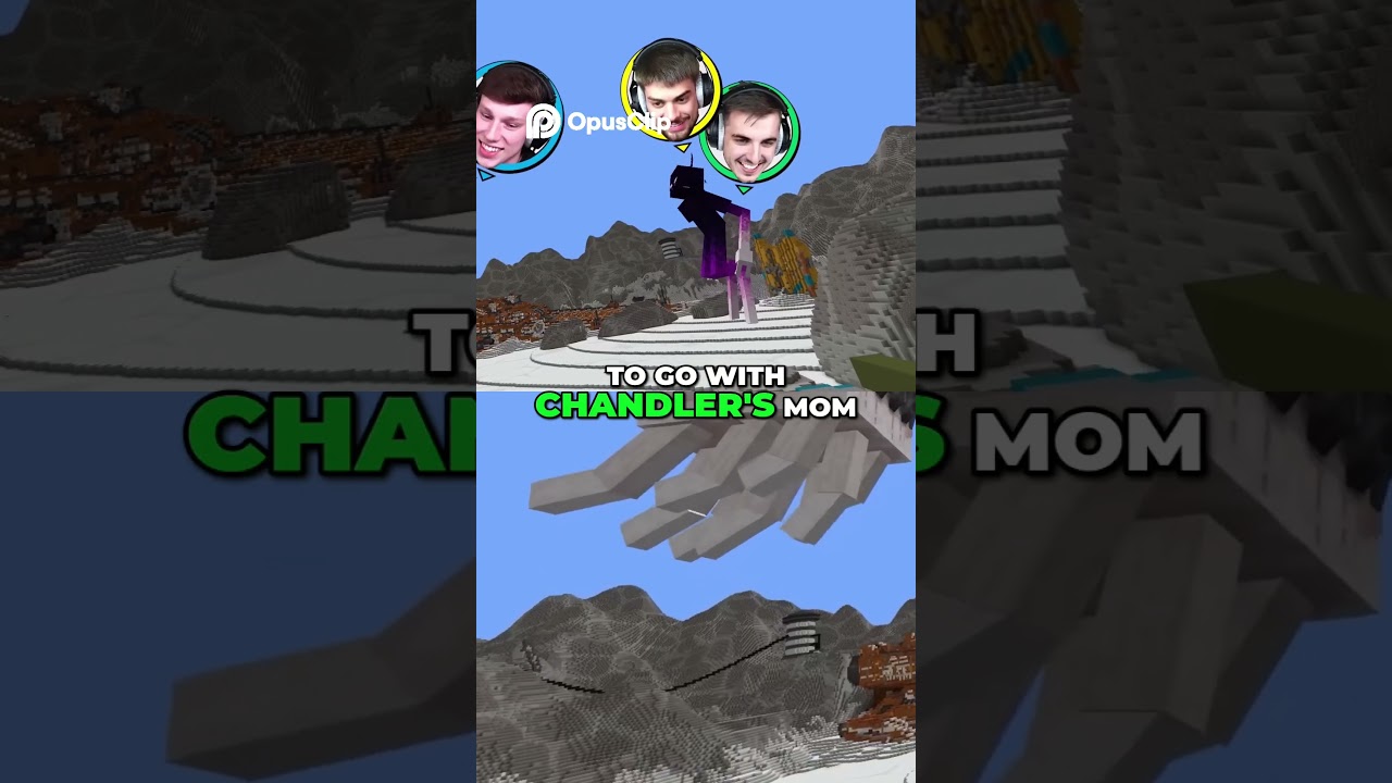 Эпическая битва в Minecraft: мама Чендлера против древнего эндермена! | Viral Snip Lab