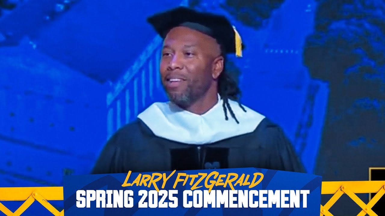 Pitt Athletics | Larry Fitzgerald Spring '25 Commencement