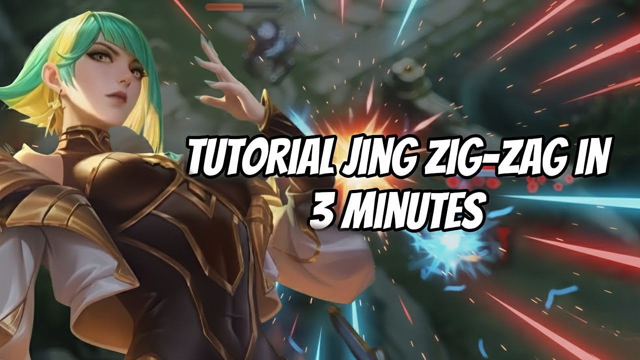Tutorial Jing Zigzag with 3 Dash & 4 Dash | Honor Of Kings 