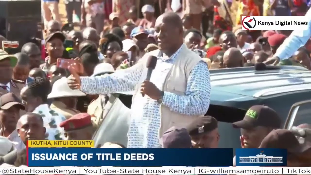 Kitui Governor Julius Malombe speech in front of Ruto in Ikutha, Kitui South!!