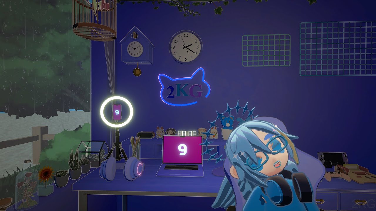 gogh: Focus with Your Avatar build your perfect space, vibe with Lofi beats