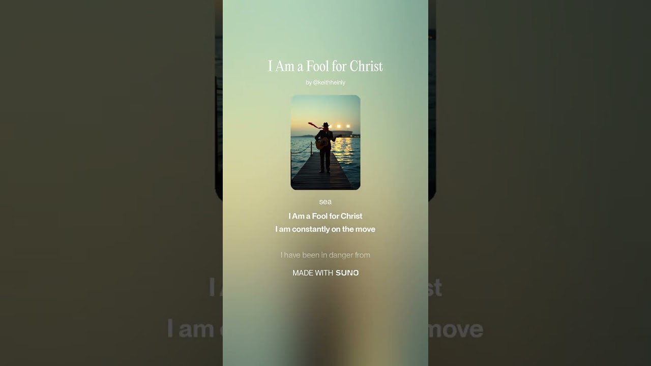I Am a Fool for Christ