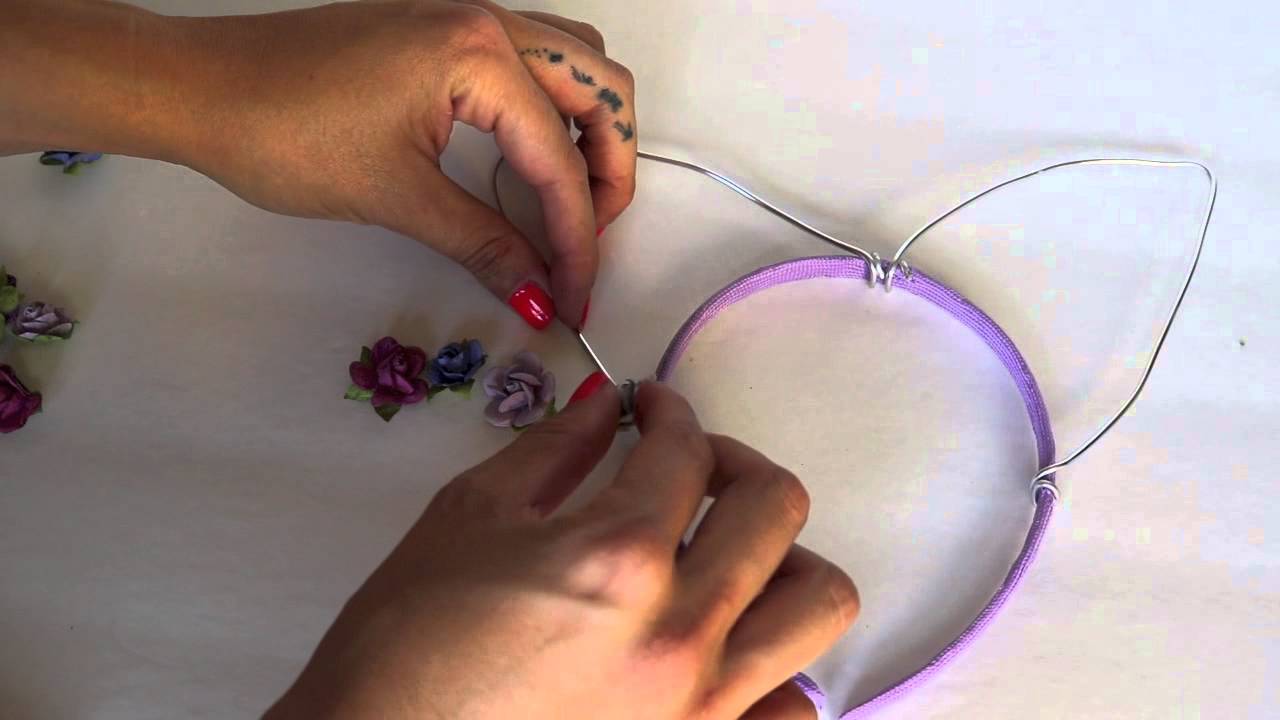DIY| Floral Cat Ears [EDC Inspired]