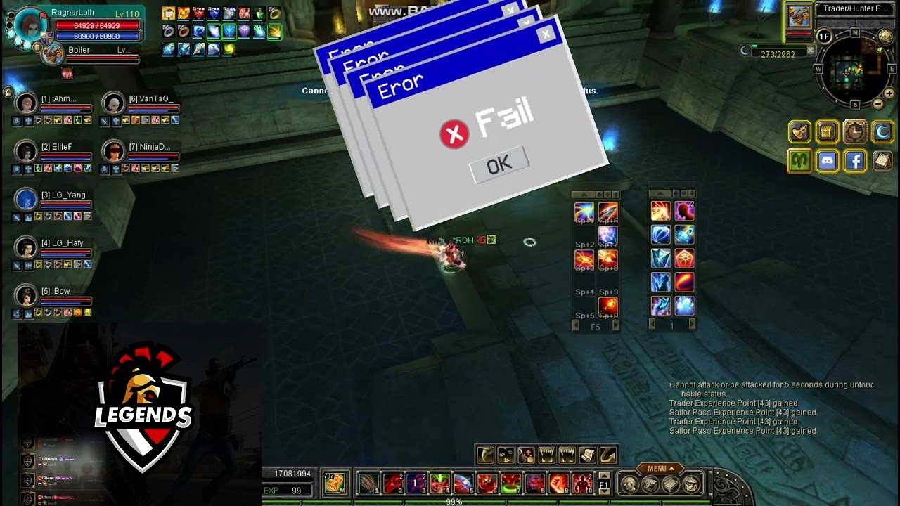 Sailor Online Job Temple Fights Guild Legends & Ninja Vs Money & 7King & Primo