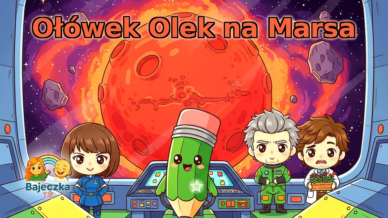 ✏️🚀 Ołówek Olek na Marsa - Bajka przygodowa 🚀✏️ | Bajeczka TV
